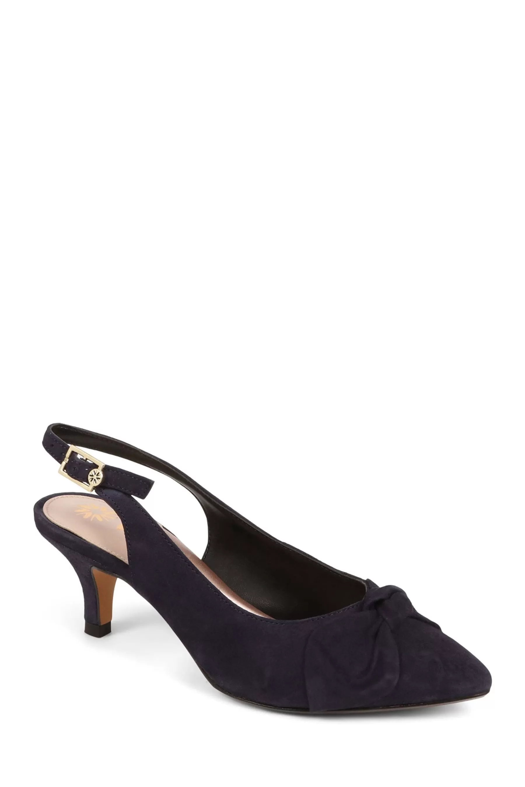 Van Dal Sandals- Slingback Block Heels Blue