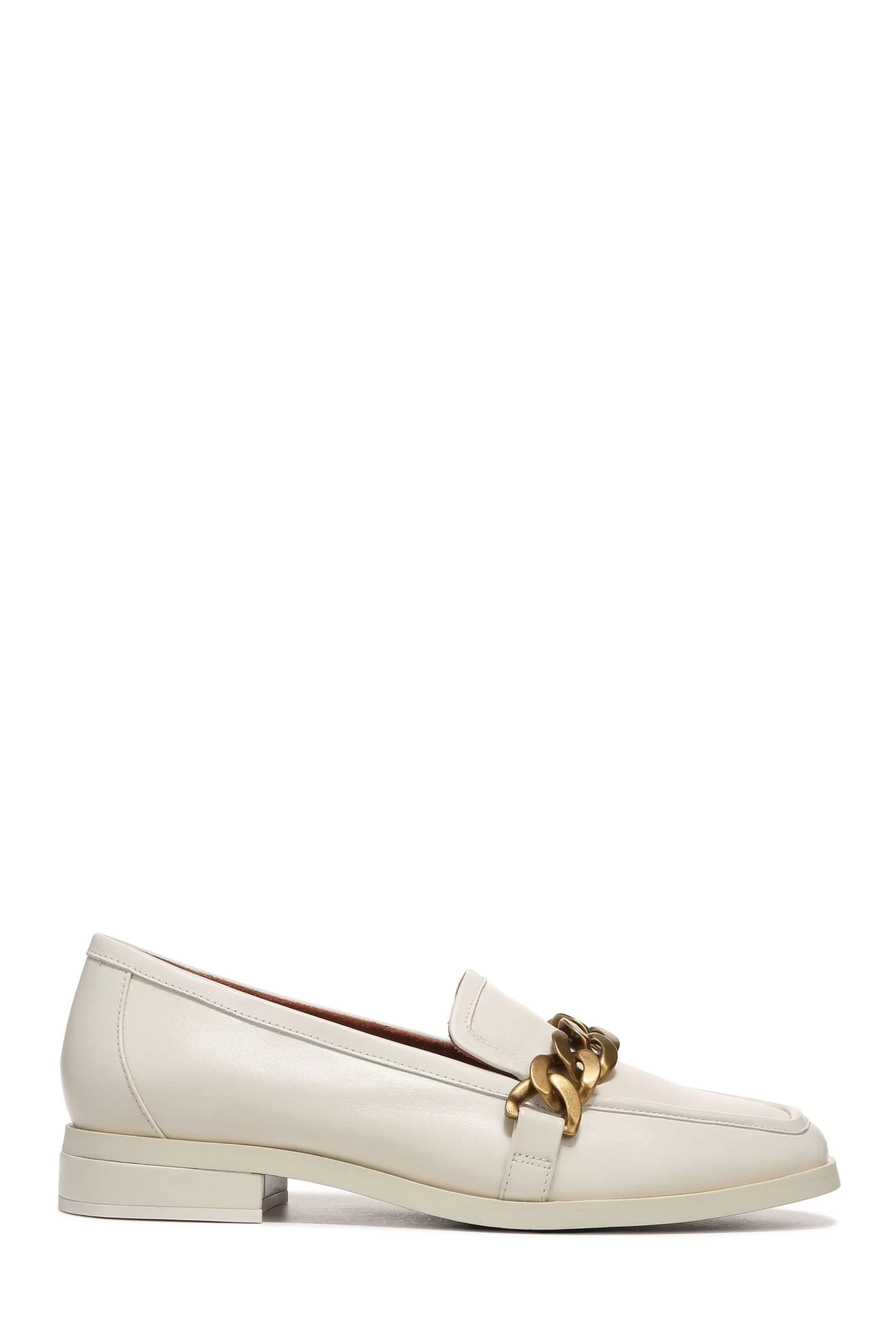 Vionic Flat- Mizelle Leather Slip-On Shoes Cream