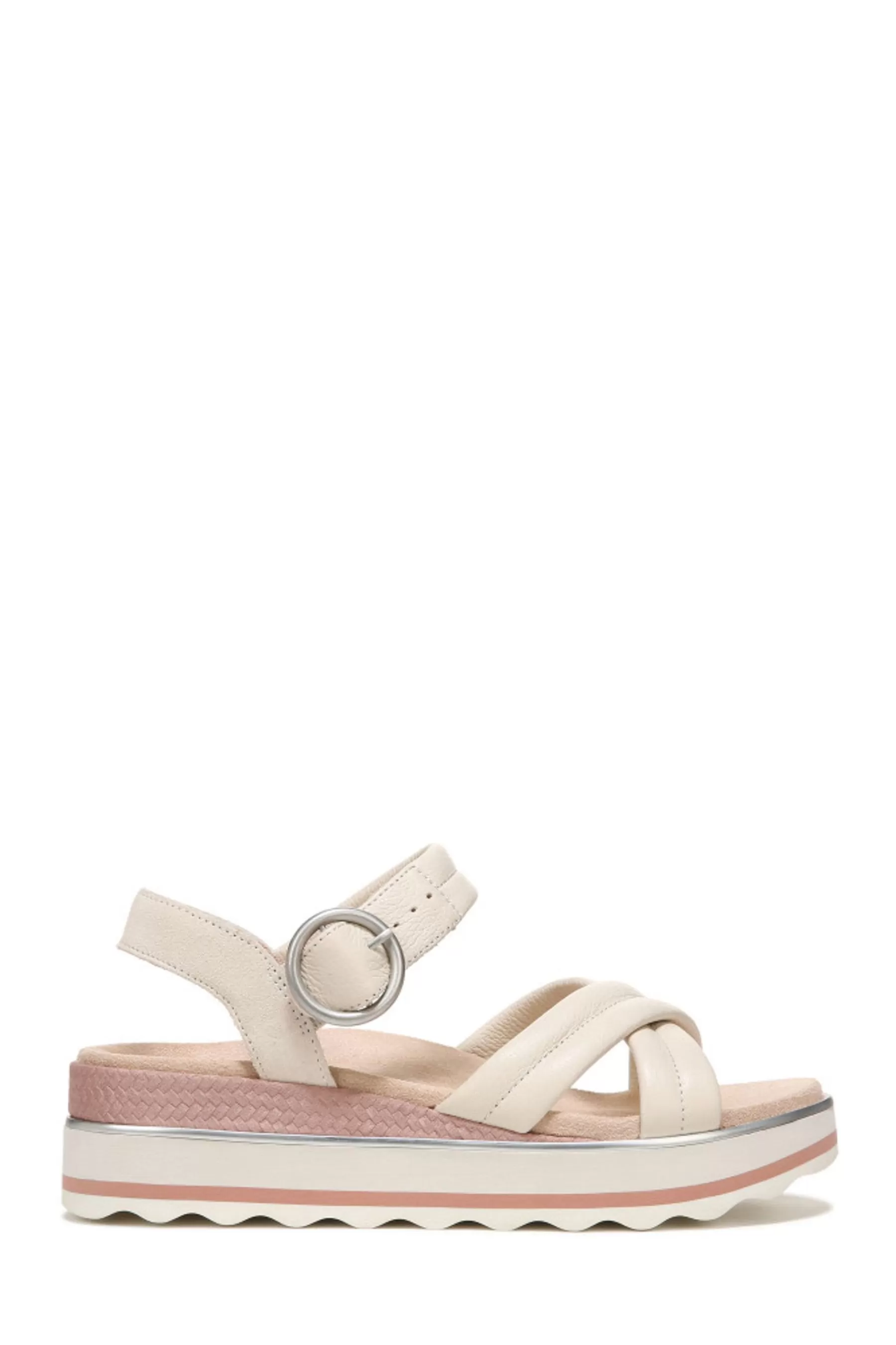 Vionic Sandals | Reyna Suede Leather Sandals Cream