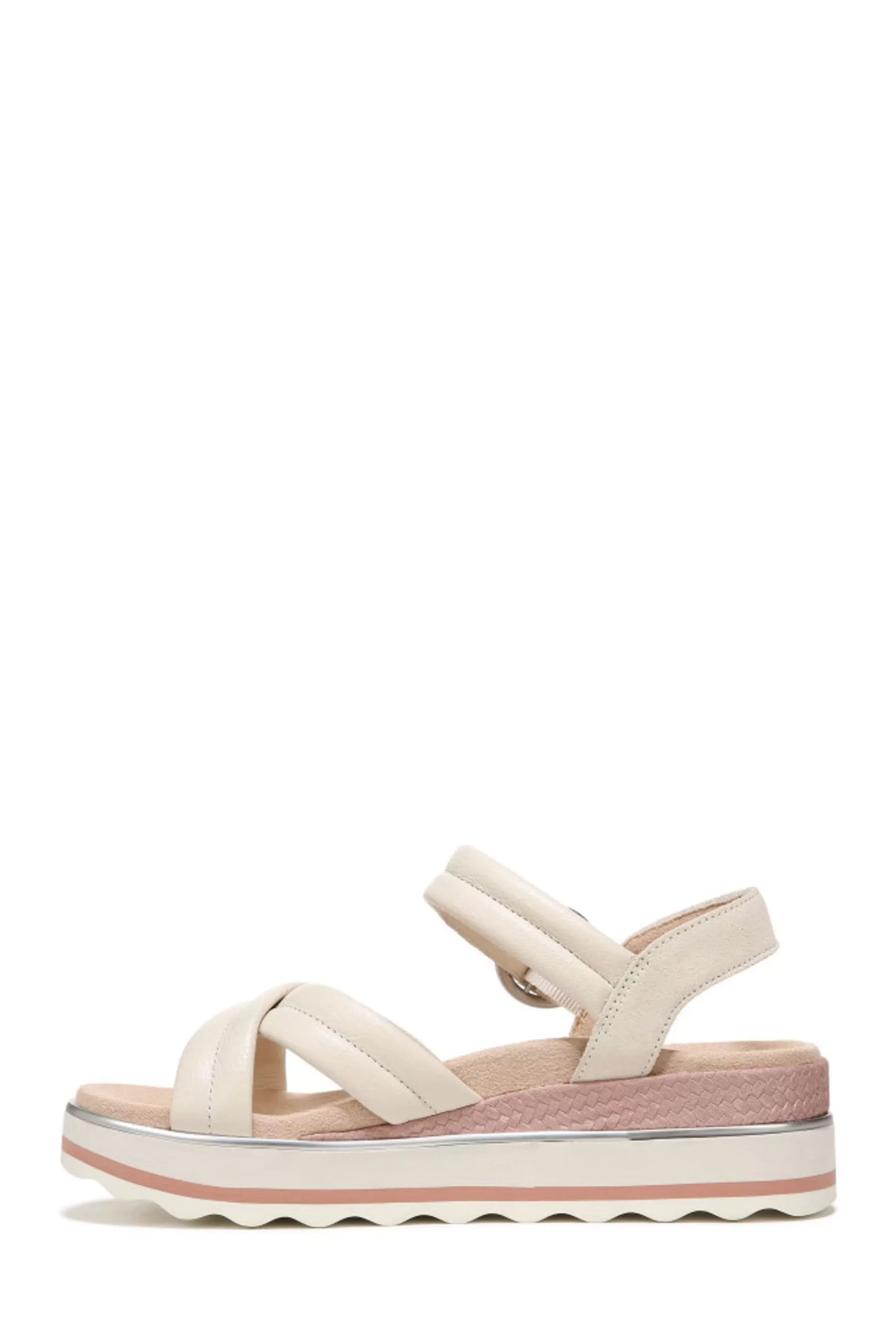 Vionic Sandals | Reyna Suede Leather Sandals Cream