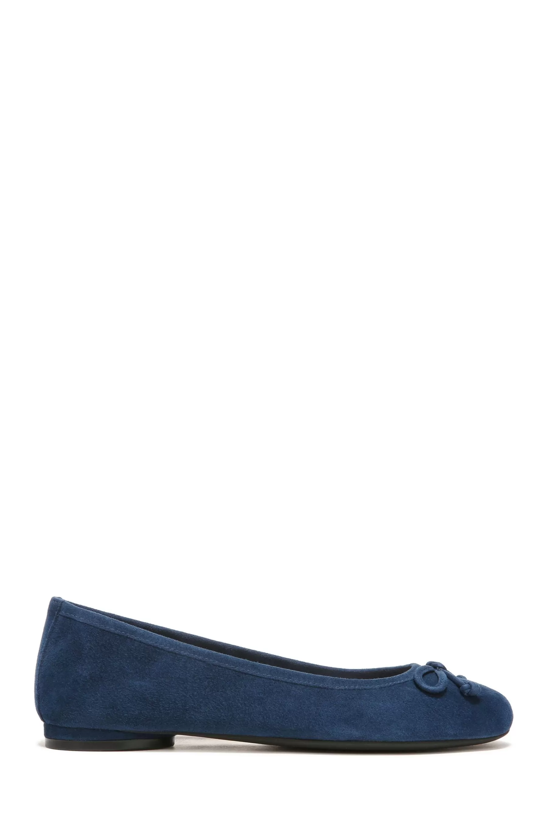 Vionic Flat- Shadow Suede Callisto Ballerina Navy