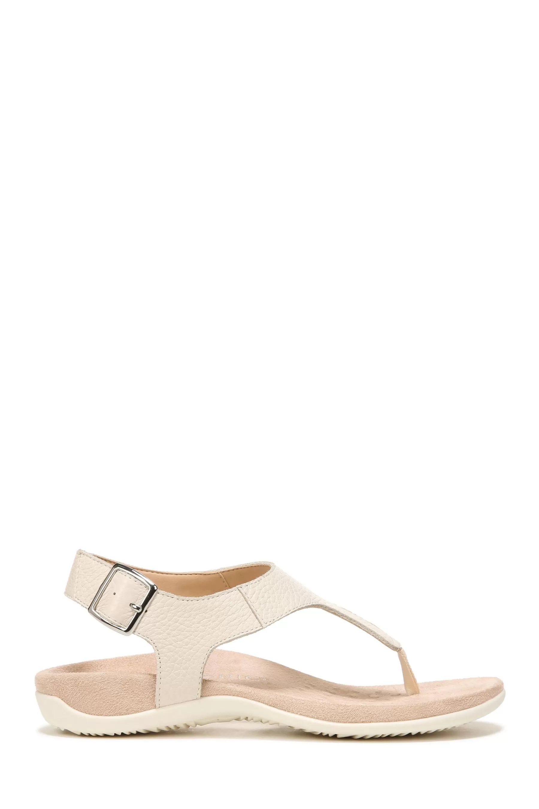 Vionic Sandals | Terra Tumbled Leather Sandals Cream