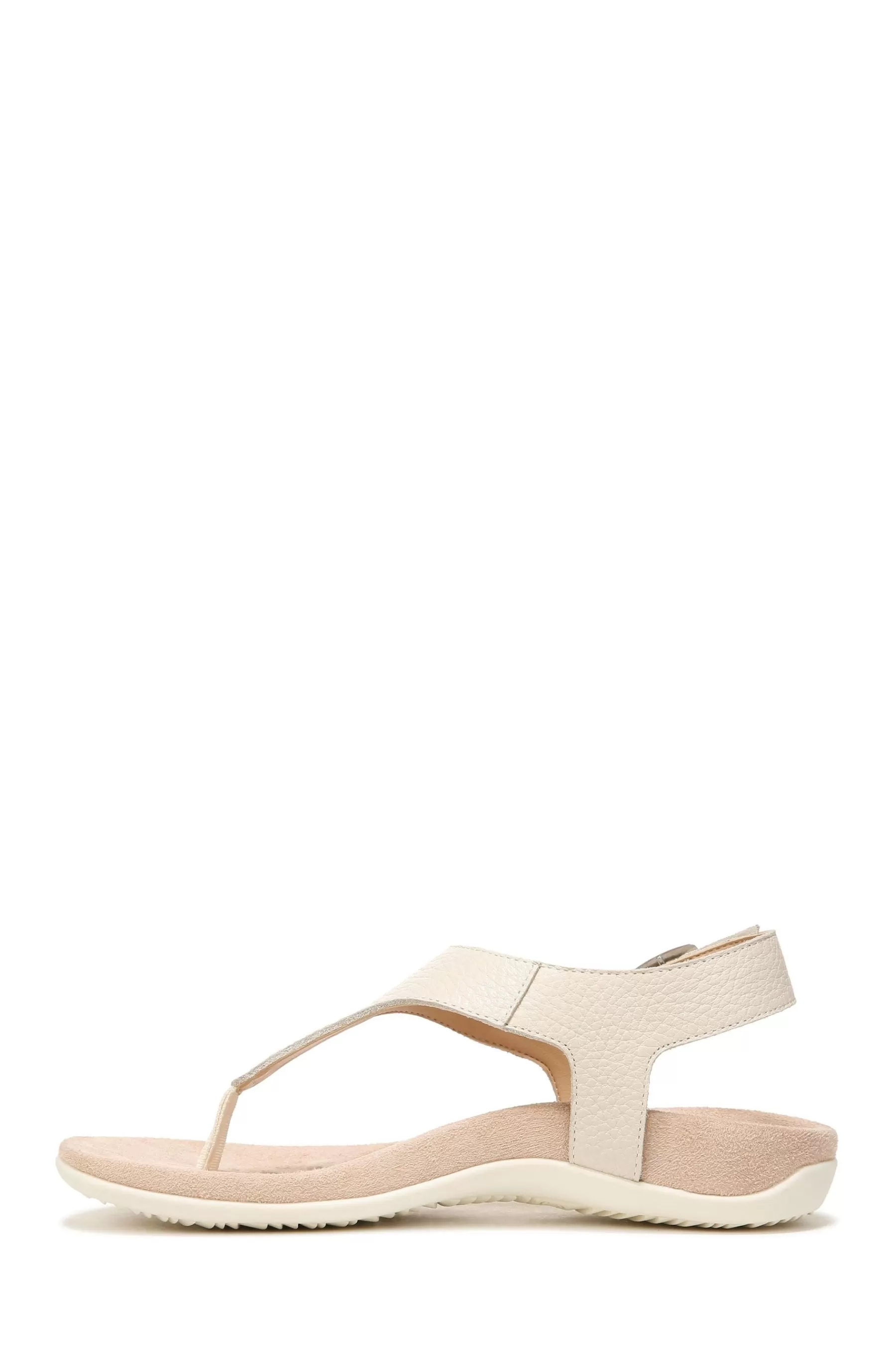 Vionic Sandals | Terra Tumbled Leather Sandals Cream