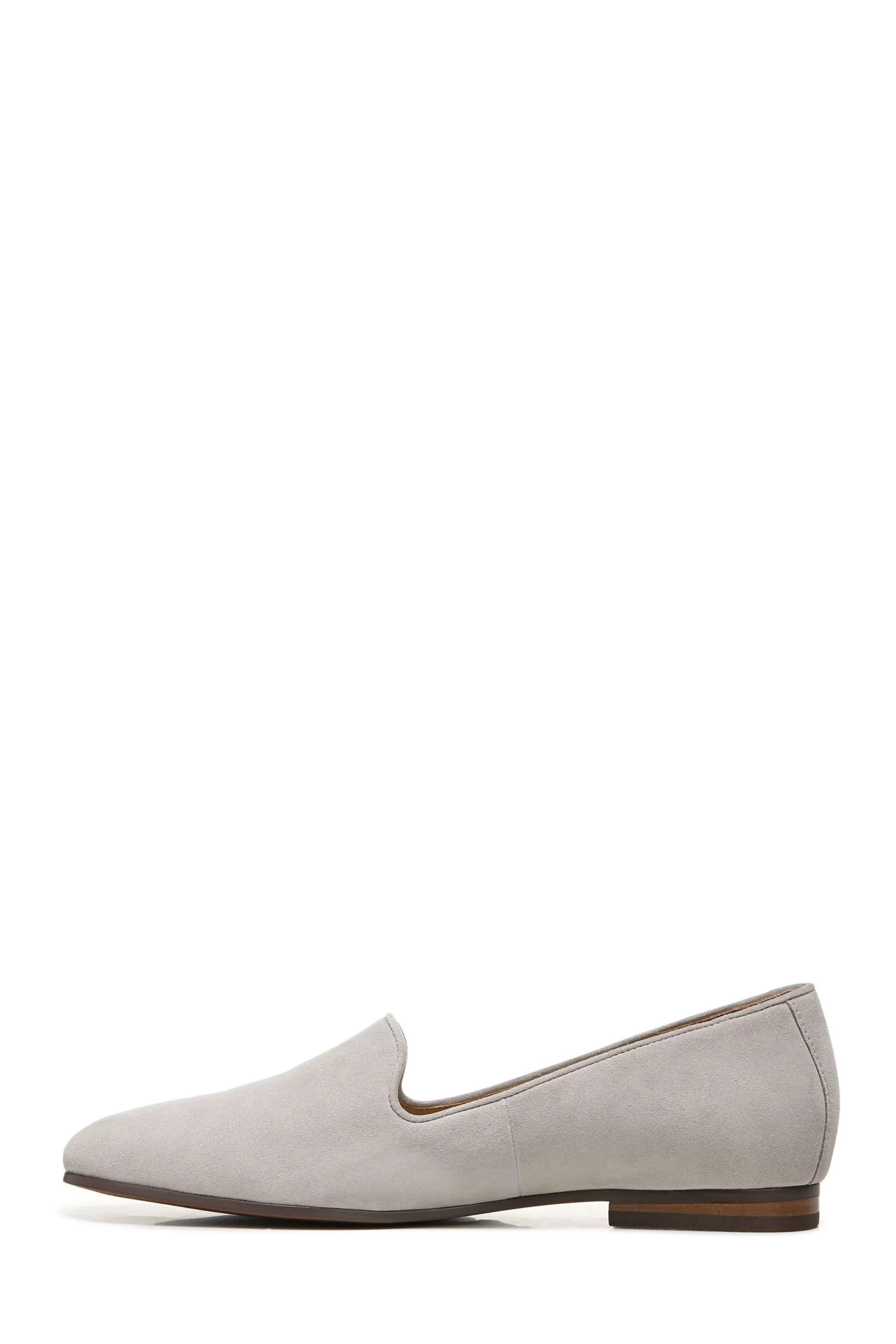 Vionic Flat- Willa Taupe Suede Slip On Shoes Grey