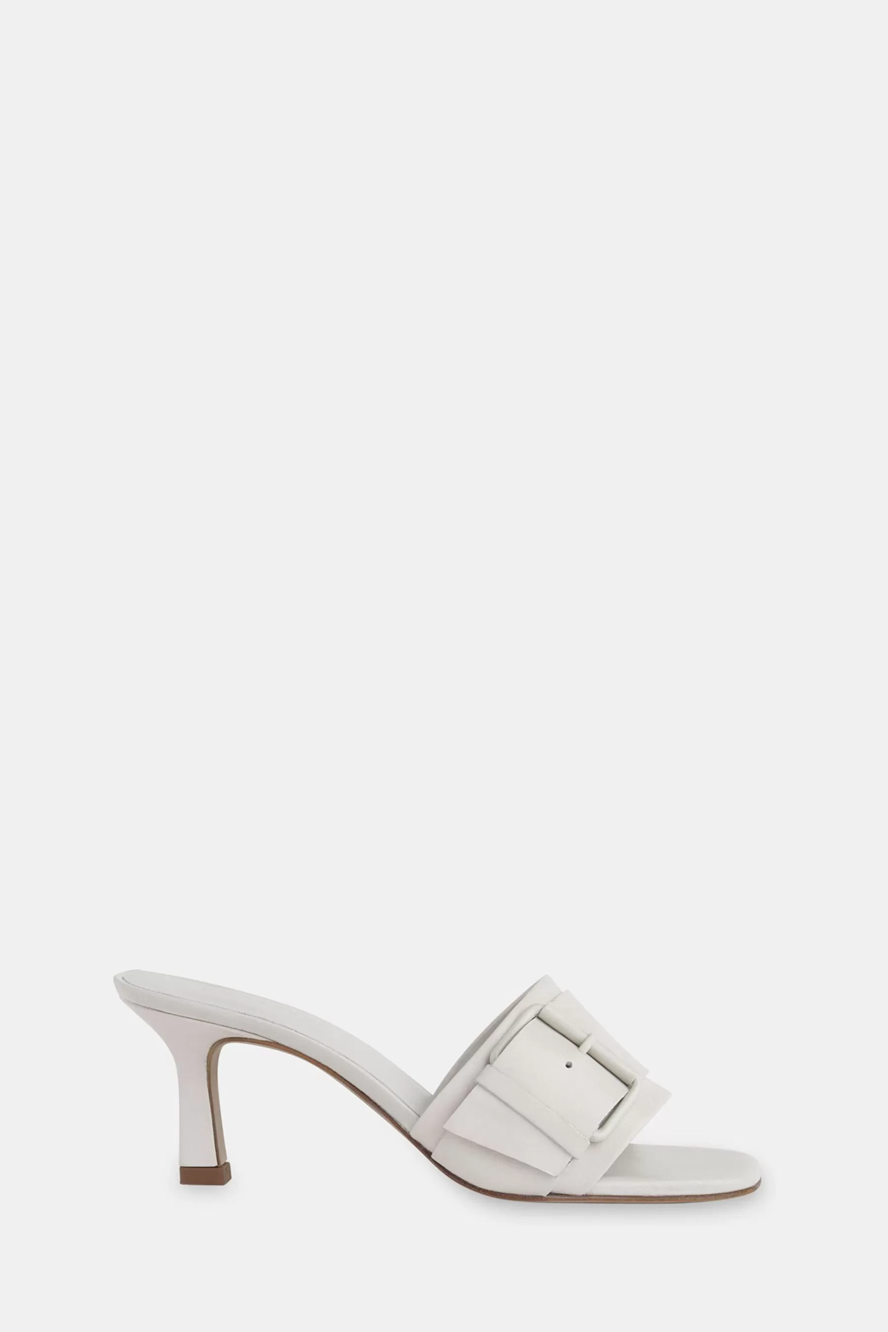 Whistles Sandals | Adella Buckle Mules Grey