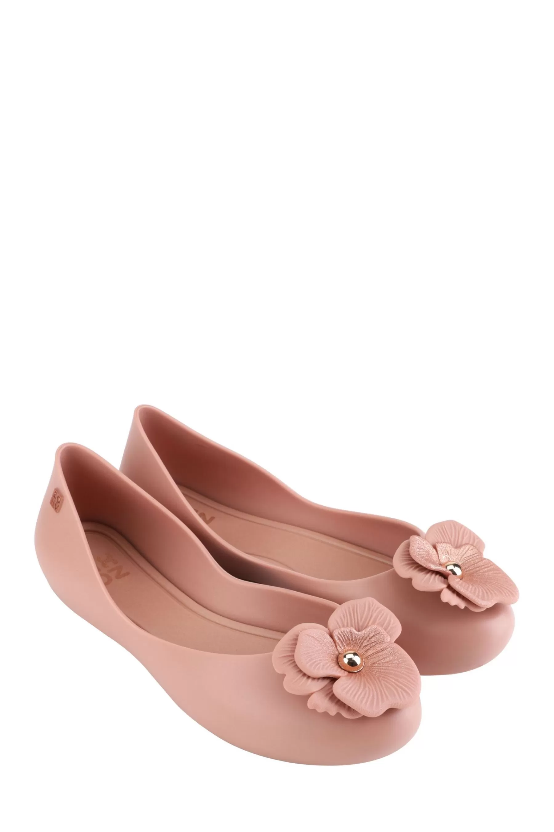 Zaxy Flat- New Start Posy Shoes Nude